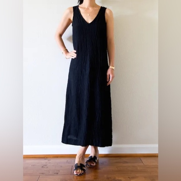 Polly Midi in Ivory Midweight Linen - Ivory / 2XL - Picture 3 of 6